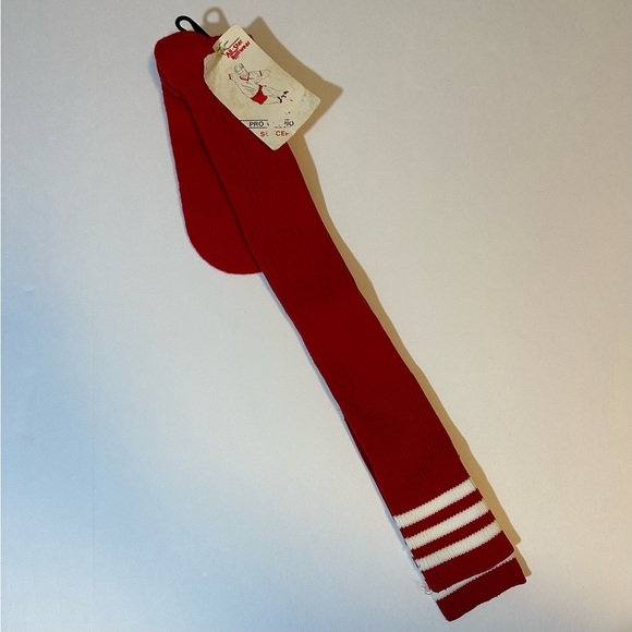 Vtg All Star Knitwear Soccer Knee Socks NOS Sz 10-13 Acrylic 70s - Picture 1 of 5
